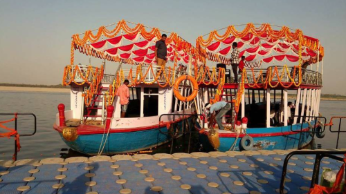 Boat traveling